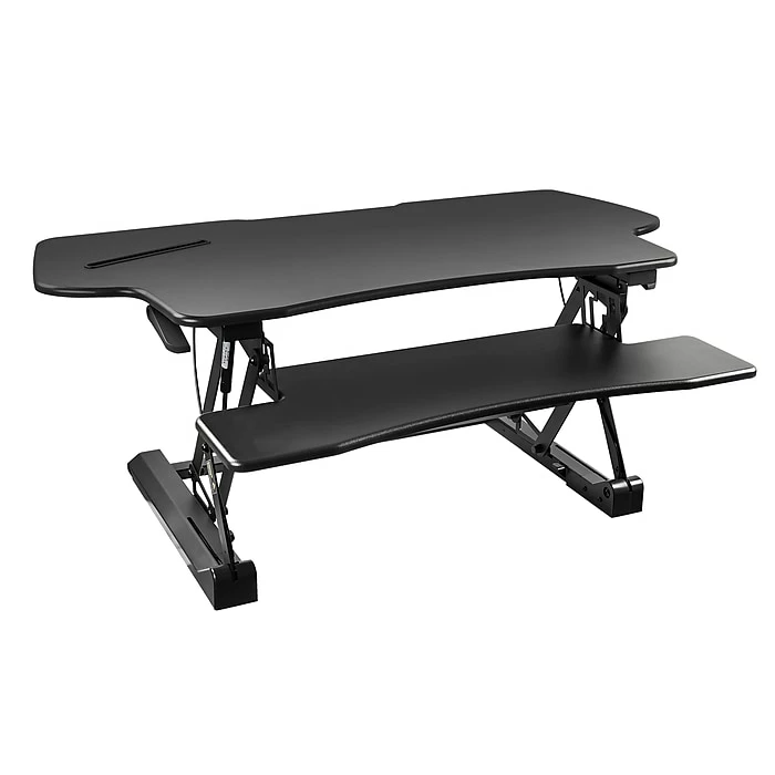 Mount-It! 48" Standing Desk Height Adjustable Riser With Gas Spring Lift, Metal (MI-7925) 3 Mount-It! 48" Standing Desk Height Adjustable Riser With Gas Spring Lift, Metal (MI-7925)