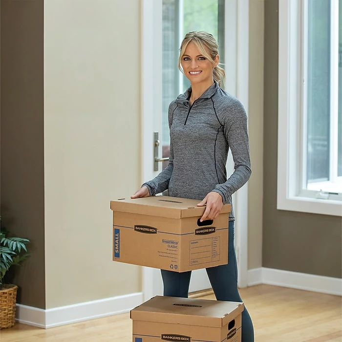 Bankers Box Stor/File Medium-Duty FastFold File Storage Boxes, Lift-Off Lid, Letter/Legal Size, Brown, 20/PK (1277008) 7 Bankers Box Stor/File Medium-Duty FastFold File Storage Boxes, Lift-Off Lid, Letter/Legal Size, Brown, 20/PK (1277008) - Image 5