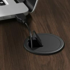 Bush Business Furniture Move 40 Series 28"-48" Adjustable Standing Desk, Black Walnut/Cool Gray Metallic (M4S7230BWSK) 16 Bush Business Furniture Move 40 Series 28"-48" Adjustable Standing Desk, Black Walnut/Cool Gray Metallic (M4S7230BWSK) -STAPLES Sales sp166198437 sc7