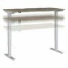 Bush Business Furniture Move 40 Series 28"-48" Adjustable Standing Desk, Modern Hickory/Cool Gray Metallic (M4S6030MHSK) -STAPLES Sales sp166198553 sc7