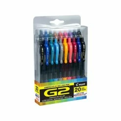 Pilot G2 Retractable Gel Pens, Fine Point, Assorted Inks, 20/Pack (G2720006-CB) 9 Pilot G2 Retractable Gel Pens, Fine Point, Assorted Inks, 20/Pack (G2720006-CB) -STAPLES Sales sp168017339 sc7