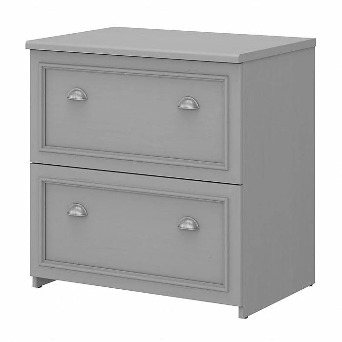 Bush Furniture Fairview 2 Drawer Lateral File Cabinet, Cape Cod Gray, (WC53581-03) 3 Bush Furniture Fairview 2 Drawer Lateral File Cabinet, Cape Cod Gray, (WC53581-03)