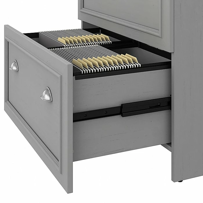 Bush Furniture Fairview 2 Drawer Lateral File Cabinet, Cape Cod Gray, (WC53581-03) 8 Bush Furniture Fairview 2 Drawer Lateral File Cabinet, Cape Cod Gray, (WC53581-03) - Image 6