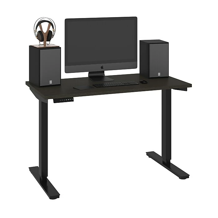 Bestar Universel 24“ X 48“ Standing Desk, Deep Grey (65857-32) 4 Bestar Universel 24“ X 48“ Standing Desk, Deep Grey (65857-32) - Image 2