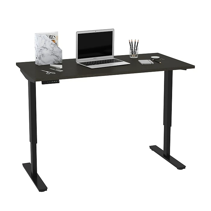 Bestar Universel 30“ X 60“ Standing Desk, Deep Grey (65867-32) 4 Bestar Universel 30“ X 60“ Standing Desk, Deep Grey (65867-32) - Image 2