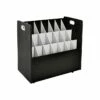 AdirOffice 21-Slot Roll File Cabinet, Mobile, Black, 30", 2/Pack (625-BLK-2PK) 2 AdirOffice 21-Slot Roll File Cabinet, Mobile, Black, 30", 2/Pack (625-BLK-2PK) -STAPLES Sales sp168616606 sc7