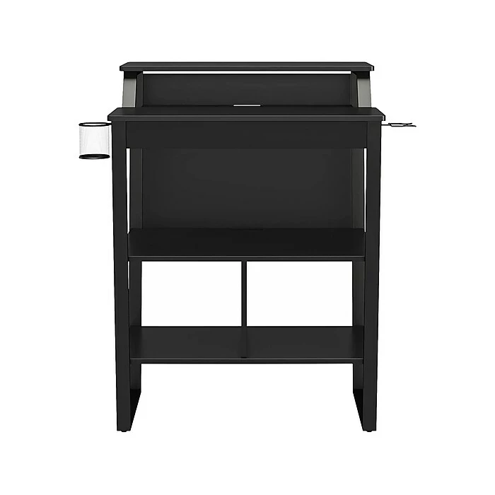 NTense Genesis 40"H X 30"W Standing Gaming Desk, Black (7031872COM) 3 NTense Genesis 40"H X 30"W Standing Gaming Desk, Black (7031872COM)