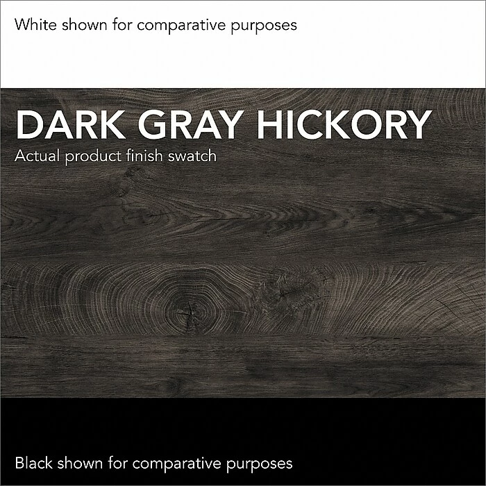 Bush Furniture Refinery 2-Drawer Lateral File Cabinet, Letter/Legal, Dark Gray Hickory, 32" (RFF132GH-03) 9 Bush Furniture Refinery 2-Drawer Lateral File Cabinet, Letter/Legal, Dark Gray Hickory, 32" (RFF132GH-03) - Image 7