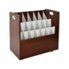 AdirOffice 21-Slot Roll File Cabinet, Mobile, Mahogany, 30", 2/Pack (625-MA-2PK) -STAPLES Sales sp168942330 sc7