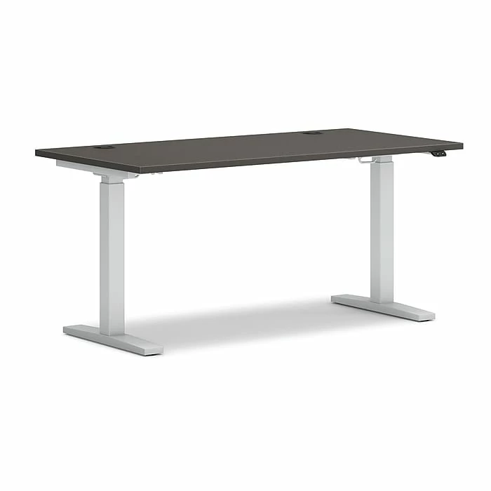 HON Mod 26.25"-43.5"H Adjustable Standing Desk, Slate Teak/Nickel (HLPLRW6030CONHATSL1) 3 HON Mod 26.25"-43.5"H Adjustable Standing Desk, Slate Teak/Nickel (HLPLRW6030CONHATSL1)