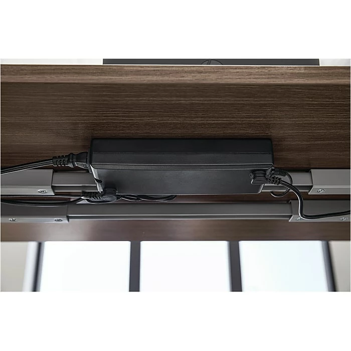 HON Mod 26.25"-43.5"H Adjustable Standing Desk, Slate Teak/Nickel (HLPLRW6030CONHATSL1) 6 HON Mod 26.25"-43.5"H Adjustable Standing Desk, Slate Teak/Nickel (HLPLRW6030CONHATSL1) - Image 4