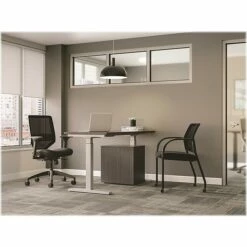 HON Mod 26.25"-43.5"H Adjustable Standing Desk, Slate Teak/Nickel (HLPLRW6030CONHATSL1) 13 HON Mod 26.25"-43.5"H Adjustable Standing Desk, Slate Teak/Nickel (HLPLRW6030CONHATSL1) -STAPLES Sales sp171475289 sc7