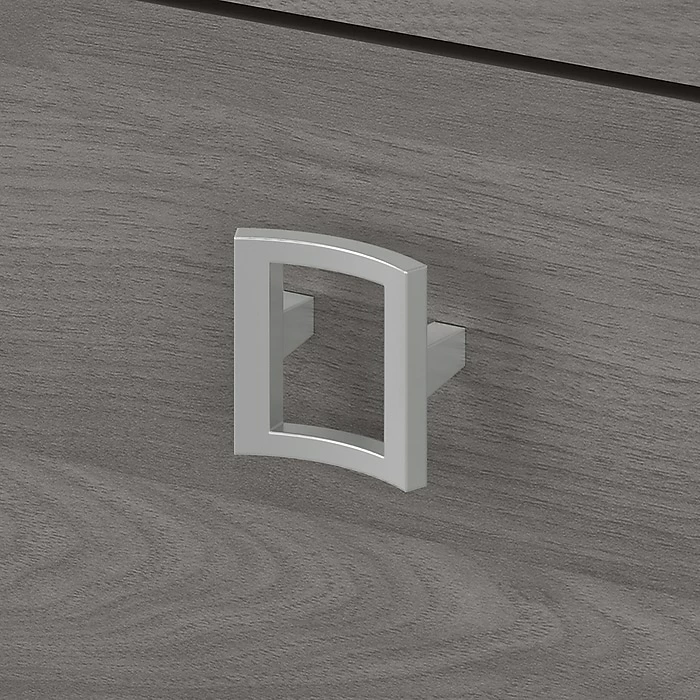 Office By Kathy Ireland® Echo 2-Drawer Lateral File Cabinet, Letter/Legal, Pure White/Modern Gray, 32" (KI60502-03) 7 Office By Kathy Ireland® Echo 2-Drawer Lateral File Cabinet, Letter/Legal, Pure White/Modern Gray, 32" (KI60502-03) - Image 5