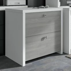 Office By Kathy Ireland® Echo 2-Drawer Lateral File Cabinet, Letter/Legal, Pure White/Modern Gray, 32" (KI60502-03) 11 Office By Kathy Ireland® Echo 2-Drawer Lateral File Cabinet, Letter/Legal, Pure White/Modern Gray, 32" (KI60502-03) -STAPLES Sales sp172325813 sc7
