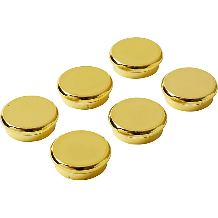 Martha Stewart Magnetic Clip, 0.86", Gold, 6/Pack (MS104M) 4 Martha Stewart Magnetic Clip, 0.86", Gold, 6/Pack (MS104M) - Image 2