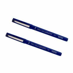 Marvy Uchida Thick Calligraphy Pen Set, Broad Nib, Blue Markers, 2/Pack (191933207A)