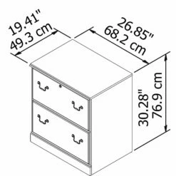 Bush Furniture Saratoga Lateral File Cabinet, Harvest Cherry (EX45654-03) -STAPLES Sales sp174736869 sc7