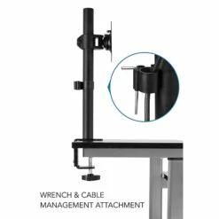 Mount-It! Rolling Sit-Stand Computer Workstation With Monitor Mount, Silver (MI-7942) 11 Mount-It! Rolling Sit-Stand Computer Workstation With Monitor Mount, Silver (MI-7942) -STAPLES Sales sp17662721 sc7