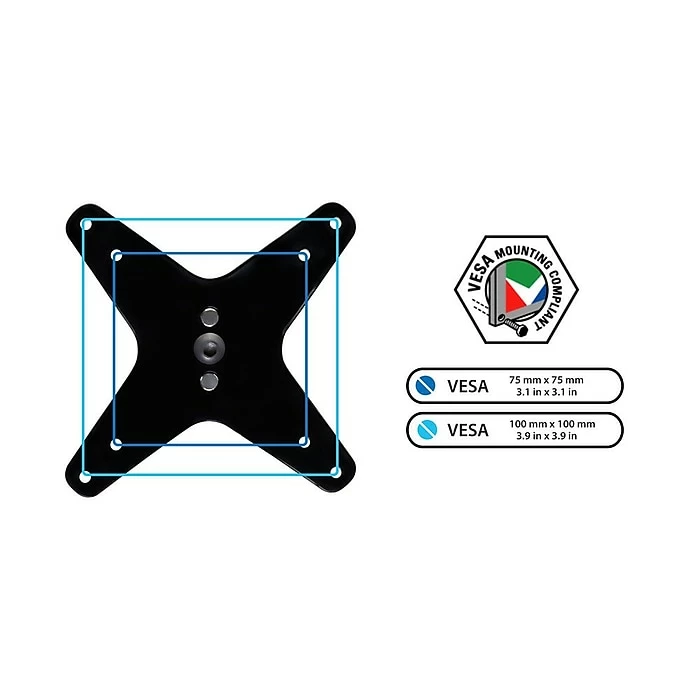 Mount-It! 37" - 54" Height Adjustable Stand-Up Mobile Presentation Cart, Black (MI-7942-BLK) 8 Mount-It! 37" - 54" Height Adjustable Stand-Up Mobile Presentation Cart, Black (MI-7942-BLK) - Image 6