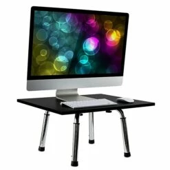 Mount-It! 18" Standing Desk Height Adjustable Tabletop Converter, Black (MI-7932) 7 Mount-It! 18" Standing Desk Height Adjustable Tabletop Converter, Black (MI-7932) -STAPLES Sales sp17662725 sc7