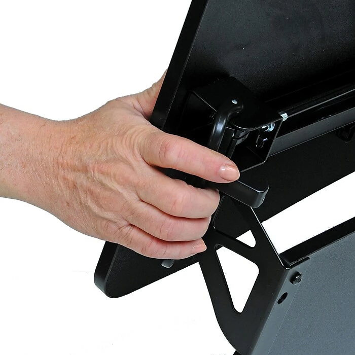 Royal Universal 5"-20" H Adjustable Standing Tabletop Desk, Black (89403B) 9 Royal Universal 5"-20" H Adjustable Standing Tabletop Desk, Black (89403B) - Image 7