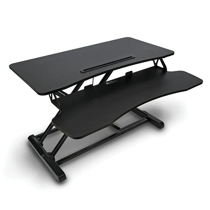 Royal Universal 5"-20" H Adjustable Standing Tabletop Desk, Black (89403B) 4 Royal Universal 5"-20" H Adjustable Standing Tabletop Desk, Black (89403B) - Image 2