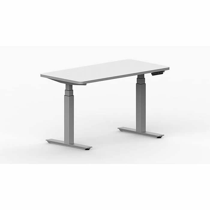 LifeFlo Ergonomics Height Adjustable Desk, 48" W X 24" D X 1 1/8" Thick, White (LFO-4824-E2-WH) 3 LifeFlo Ergonomics Height Adjustable Desk, 48" W X 24" D X 1 1/8" Thick, White (LFO-4824-E2-WH)