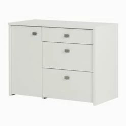 South Shore Interface Storage Unit With File Drawer, White (10538)