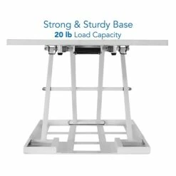 Mount-It! 17" Height Adjustable Sit Stand Desk Converter, White (MI-7929-WHT) 11 Mount-It! 17" Height Adjustable Sit Stand Desk Converter, White (MI-7929-WHT) -STAPLES Sales sp21607901 sc7
