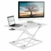 Mount-It! 17" Height Adjustable Sit Stand Desk Converter, White (MI-7929-WHT) 2 Mount-It! 17" Height Adjustable Sit Stand Desk Converter, White (MI-7929-WHT) -STAPLES Sales sp21608003 sc7