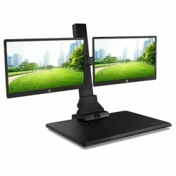 Mount-It! 1.4"-21.1" Electric Standing Desk Converter, Motorized Height Adjustable Sit Stand For Dual Monitors, Black (MI-7952) 9 Mount-It! 1.4"-21.1" Electric Standing Desk Converter, Motorized Height Adjustable Sit Stand For Dual Monitors, Black (MI-7952) -STAPLES Sales sp21608020 sc7