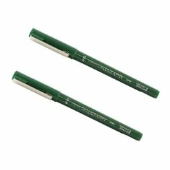 Marvy Uchida Calligraphy Pen Set, Ultra Fine, Green Markers, 2/Pack (6506113a)
