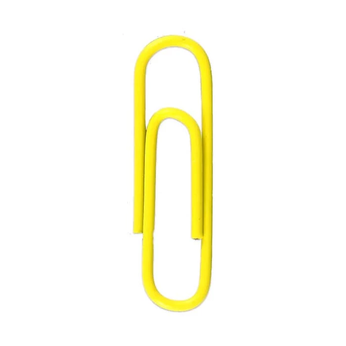JAM Paper® Colored Standard Paper Clips, Small 1 Inch, Yellow Paperclips, 2 Packs Of 100 (2183756a) 5 JAM Paper® Colored Standard Paper Clips, Small 1 Inch, Yellow Paperclips, 2 Packs Of 100 (2183756a) - Image 3