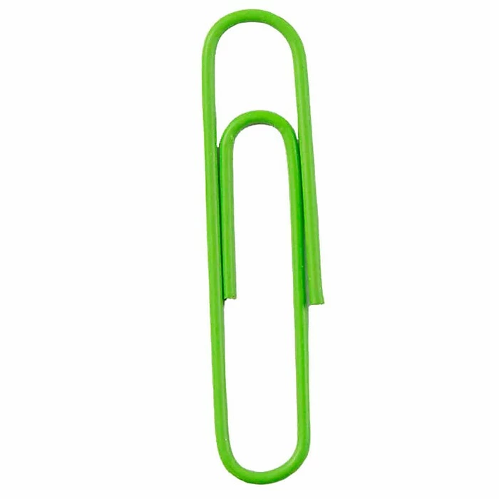 JAM Paper® Colored Jumbo Paper Clips, Large 2 Inch, Lime Green Paperclips, 2 Packs Of 75 (21830627a) 6 JAM Paper® Colored Jumbo Paper Clips, Large 2 Inch, Lime Green Paperclips, 2 Packs Of 75 (21830627a) - Image 4