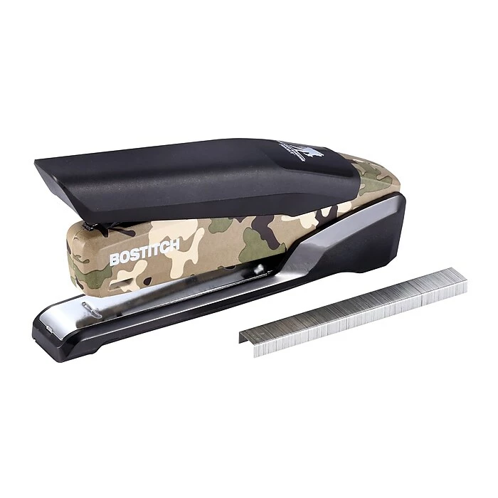 Bostitch Wounded Warrior EZ Squeeze Desktop Stapler, 28-Sheet Capacity, Black/Camouflage (INP28-WW) 6 Bostitch Wounded Warrior EZ Squeeze Desktop Stapler, 28-Sheet Capacity, Black/Camouflage (INP28-WW) - Image 4