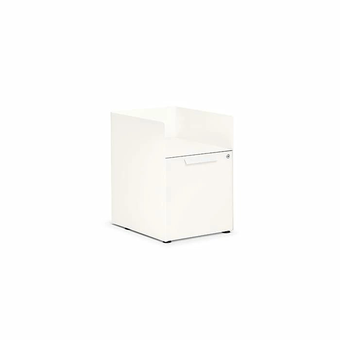 ASAP Allsteel Radii Alcove 1-Drawer File Cabinet, Bin/File, Letter/Legal, White (APGMBP18SNPT002) 3 ASAP Allsteel Radii Alcove 1-Drawer File Cabinet, Bin/File, Letter/Legal, White (APGMBP18SNPT002)