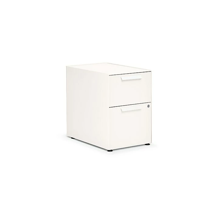 ASAP Allsteel Radii 2-Drawer Mobile File Cabinet, Box/File, Letter/Legal, White, 10"W (APGMBS249TFN002) 3 ASAP Allsteel Radii 2-Drawer Mobile File Cabinet, Box/File, Letter/Legal, White, 10"W (APGMBS249TFN002)