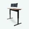 Luxor Furniture 48" Pneumatic Adjustable Desk, Teak Top (SPN48F-BK/TK) 1 Luxor Furniture 48" Pneumatic Adjustable Desk, Teak Top (SPN48F-BK/TK) -STAPLES Sales sp27405368 sc7