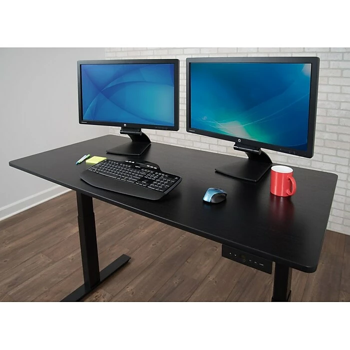Luxor Furniture 60" Electric Adjustable Desk, Black Oak Top (STANDE-60-BK/BO) 7 Luxor Furniture 60" Electric Adjustable Desk, Black Oak Top (STANDE-60-BK/BO) - Image 5