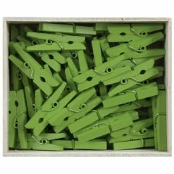 JAM Paper® Wood Clip Clothespins, Medium 1 1/8 Inch, Green Clothes Pins, 2 Packs Of 50 (230729147A) 5 JAM Paper® Wood Clip Clothespins, Medium 1 1/8 Inch, Green Clothes Pins, 2 Packs Of 50 (230729147A) -STAPLES Sales sp29737926 sc7