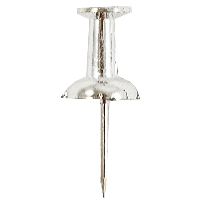 JAM Paper Push Pins, Silver, 2 Packs Of 100 (222419054A) 5 JAM Paper Push Pins, Silver, 2 Packs Of 100 (222419054A) - Image 3