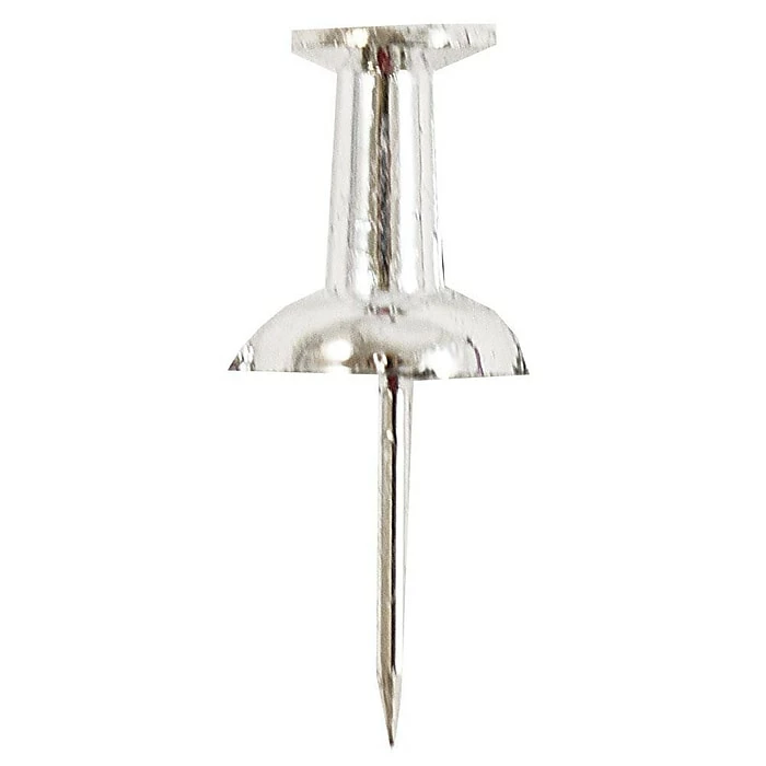 JAM Paper Push Pins, Silver, 2 Packs Of 100 (222419054A) 7 JAM Paper Push Pins, Silver, 2 Packs Of 100 (222419054A) - Image 5