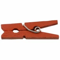JAM Paper® Wood Clip Clothespins, Medium 1 1/8 Inch, Red Clothes Pins, 2 Packs Of 50 (230729143A) -STAPLES Sales sp29737972 sc7