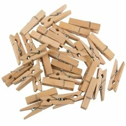 JAM Paper® Wood Clip Clothespins, Large 1 1/2 Inch, Natural, 30 Clothes Pins/Pack (230734411) -STAPLES Sales sp29738124 sc7