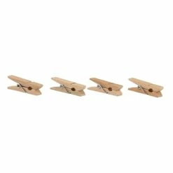 JAM Paper® Wood Clip Clothespins, Large 1 1/2 Inch, Natural, 30 Clothes Pins/Pack (230734411) -STAPLES Sales sp29738126 sc7