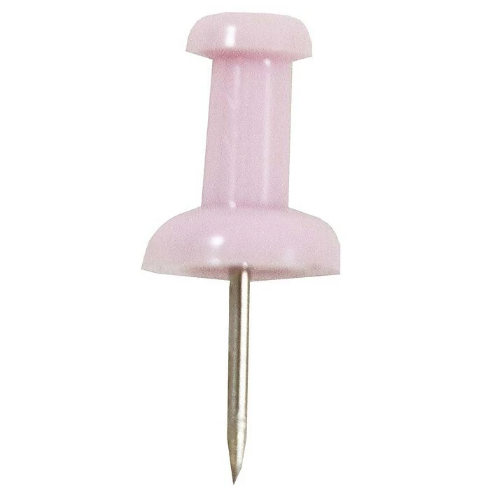 JAM Paper Push Pins, Baby Pink, 2 Packs Of 100 (222419048A) 7 JAM Paper Push Pins, Baby Pink, 2 Packs Of 100 (222419048A) - Image 5