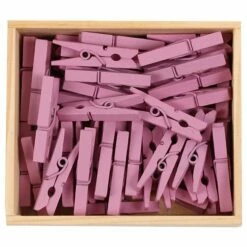 JAM Paper® Wood Clip Clothespins, Medium 1 1/8 Inch, Lavender Purple Clothes Pins, 2 Packs Of 50 (230726780A) 5 JAM Paper® Wood Clip Clothespins, Medium 1 1/8 Inch, Lavender Purple Clothes Pins, 2 Packs Of 50 (230726780A) -STAPLES Sales sp29738297 sc7