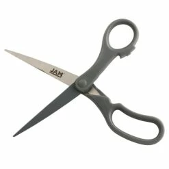 JAM Paper® Heavy Duty Multi-Purpose Precision Scissors, 8" Stainless Steel Blades, Grey (342GY) 8 JAM Paper® Heavy Duty Multi-Purpose Precision Scissors, 8" Stainless Steel Blades, Grey (342GY) -STAPLES Sales sp30025866 sc7