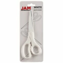 JAM Paper® Heavy Duty Multi-Purpose Precision Scissors, 8" Stainless Steel Blades, White (342WH) 9 JAM Paper® Heavy Duty Multi-Purpose Precision Scissors, 8" Stainless Steel Blades, White (342WH) -STAPLES Sales sp30025871 sc7 1