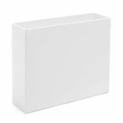 Poppin ABS Plastic File Box, Aqua, 4 Count (101272-MC)